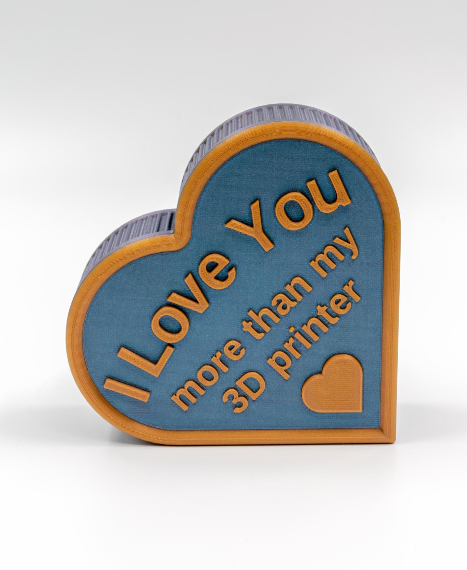 I Love You More Than My 3D Printer 3d model