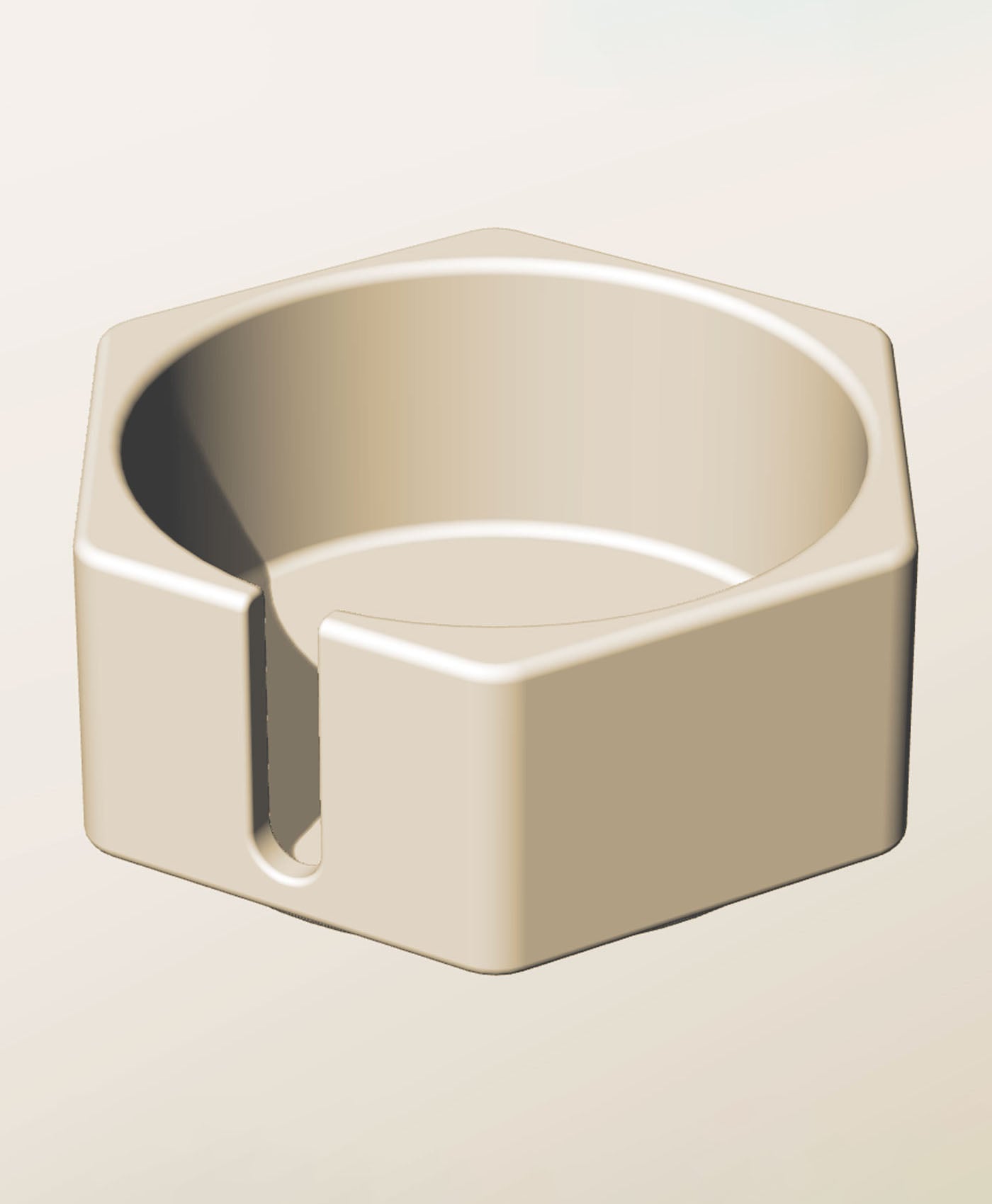 CH96-45-S Stacking slotted module bin for modern home decor 3d model