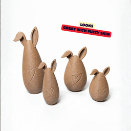 CUTE BUNNIES WITH HEART - FAMILY EDITION / MODERN EASTER DECOR / HOMEDECOR / SPRING DECOR / SHELF 3d model