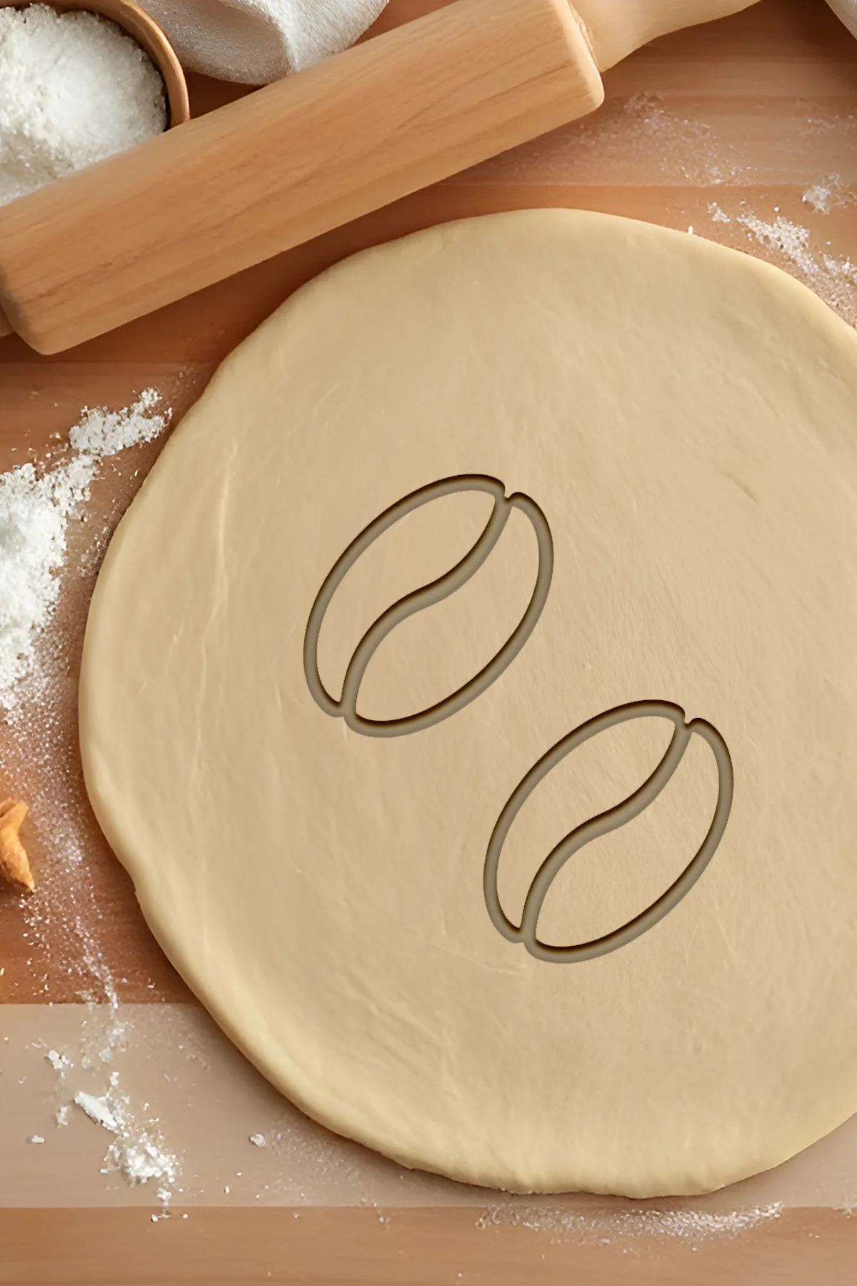Coffee Bean Cookie Cutter, Biscuit Cutter 3d model