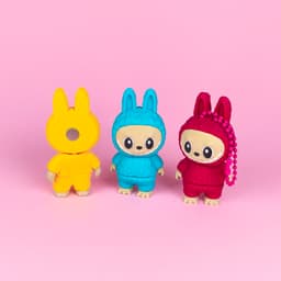 Flexi Labubu (Keychain, Toy, Magnet), Print-in-Parts & Print-in-Place, Fan-Art 3d model