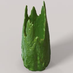UNIQUE SCULPTURAL ORGANIC VASE 3d model