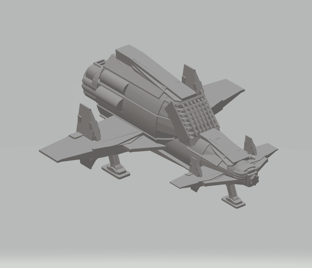 FHW: Aetherian Drake Concept flier 3d model