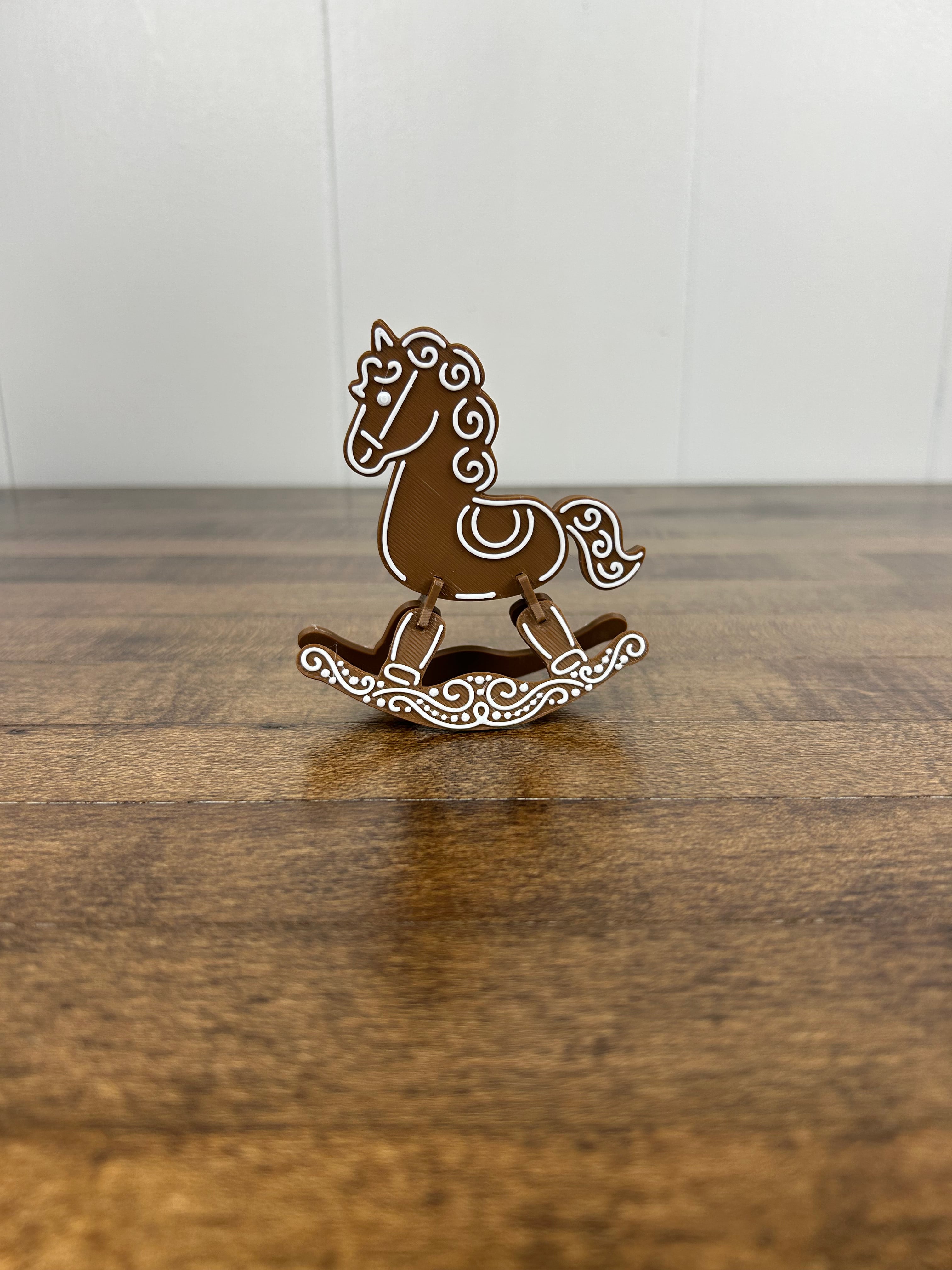 Gingerbread Rocking Horse V1 3d model