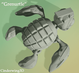 Grenurtle 3d model