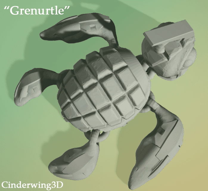 Grenurtle 3d model