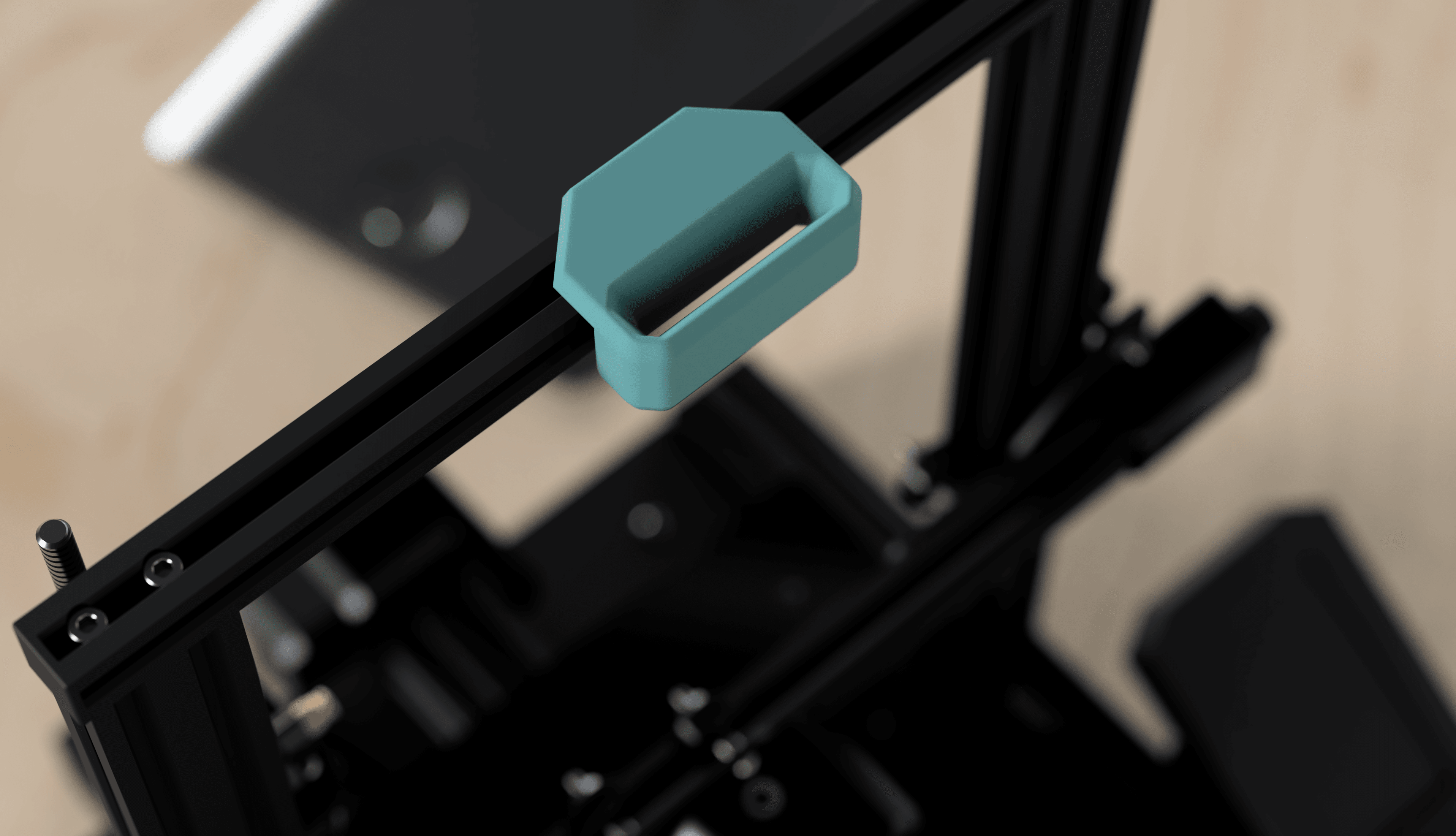Slot-in filament guide for Ender 3V3 KE 3d model