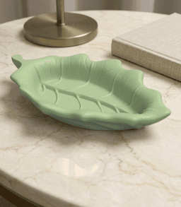Leaf Shape Bowl Tray Organizer with silicone mold housing 3d model