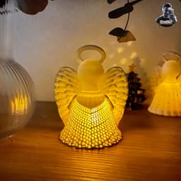 Angel Tea Light 2 - Christmas 3d model