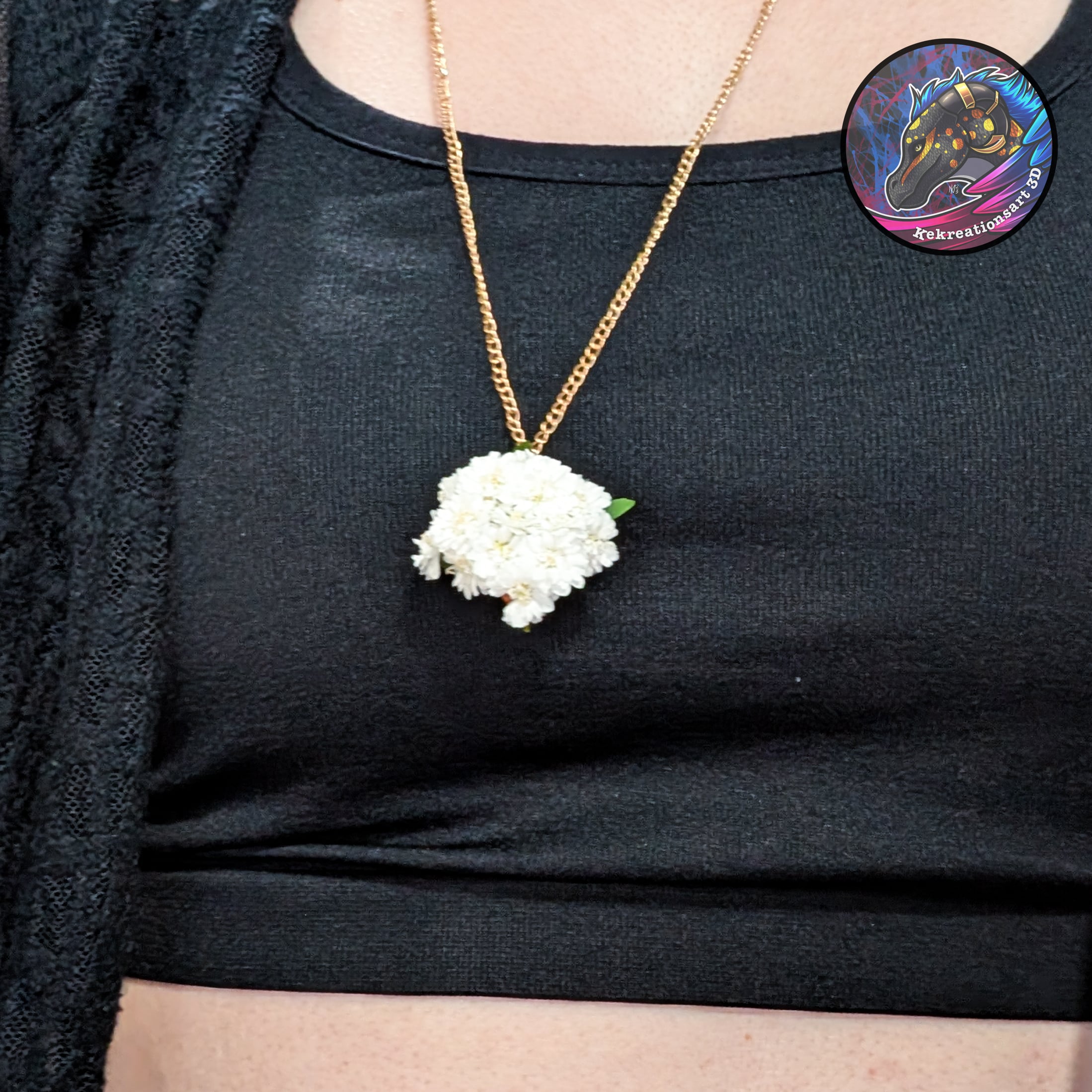 flower keeper pendant 3d model