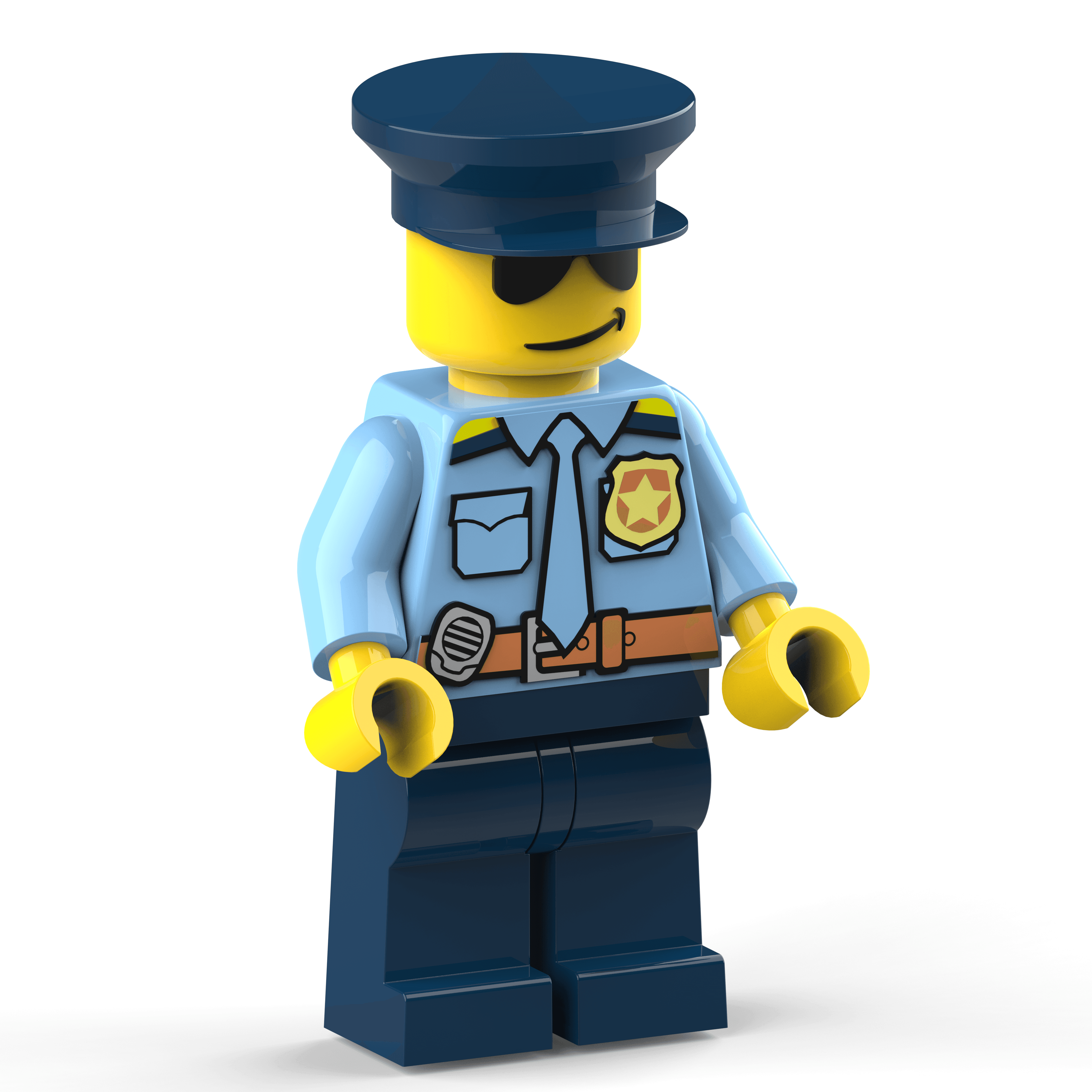  Police Officer Lego 3d model