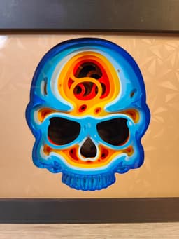Skull Shadow Box 3d model