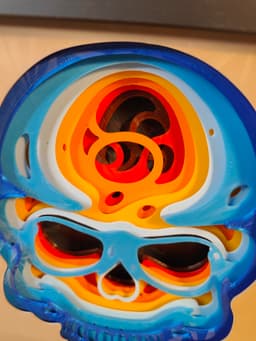 Skull Shadow Box 3d model