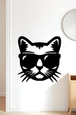 Cat Wall Art, Wall Decor, Home Decor 3d model