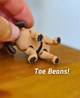 Bloodhound - Articulated fidget Dog 3d model