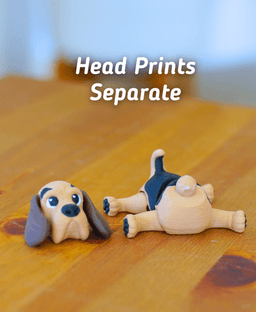 Bloodhound - Articulated fidget Dog 3d model