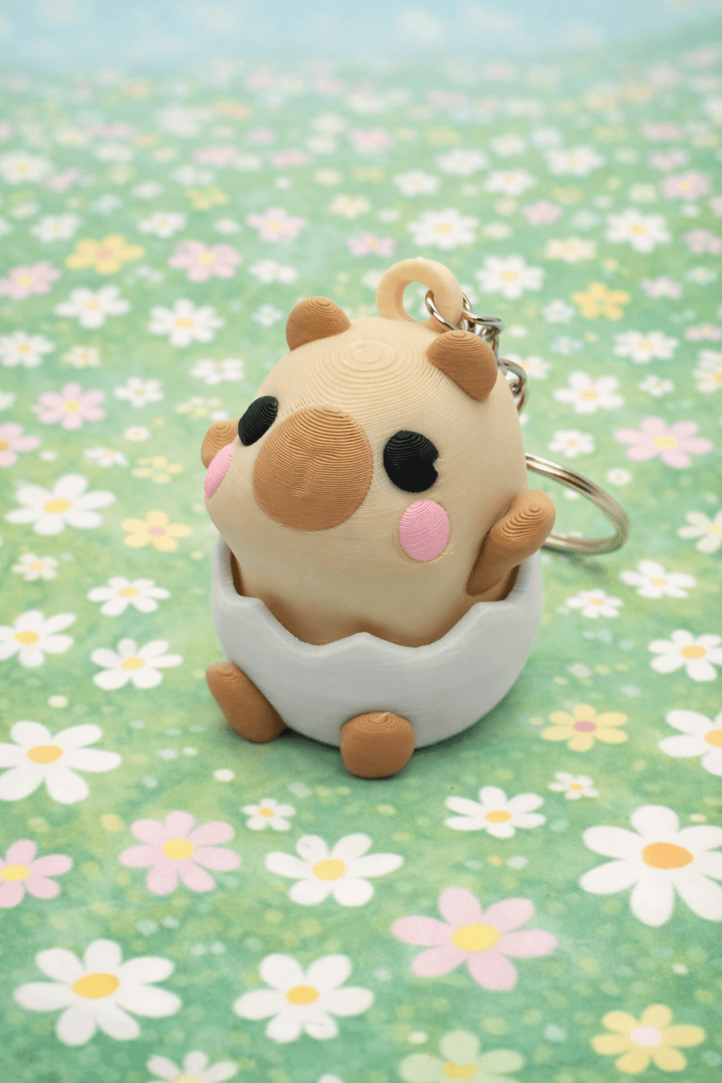 Hatching Little Capybara Easter Clicker (Multicolor) 3d model