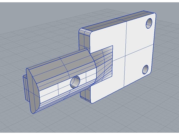 Ender 3 X Endstop Switch Slider 3d model