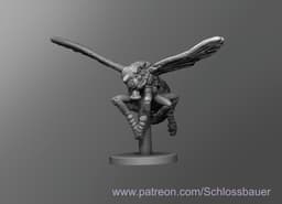 Zombie Fly 3d model