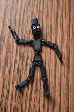 Print-In-Place Ragdoll Bot 3d model