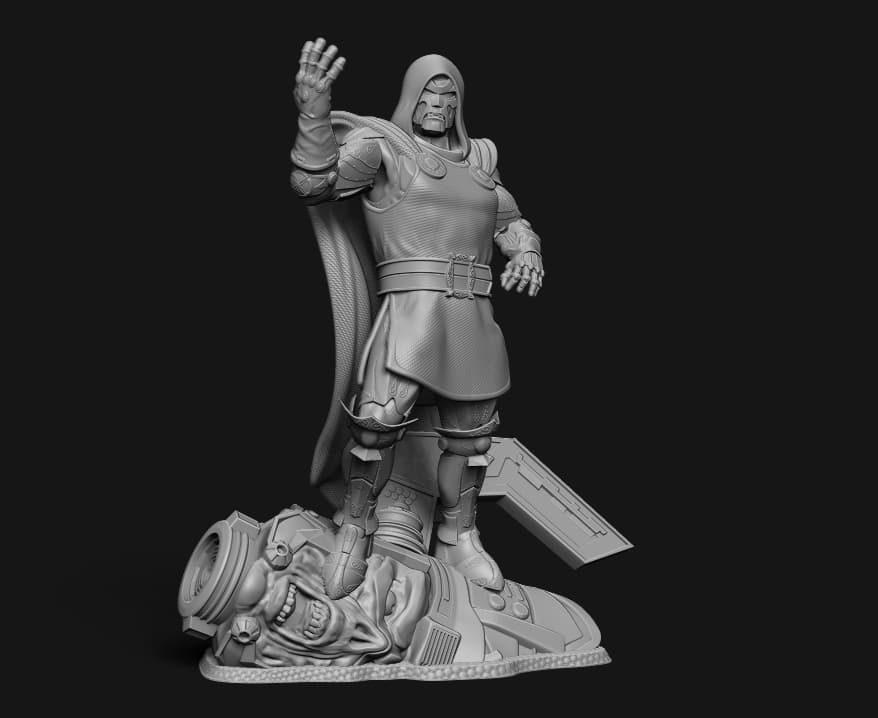 Doom over Galactus 3d model