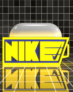 #2 Nike Airpods pro 1/2 case 3d model