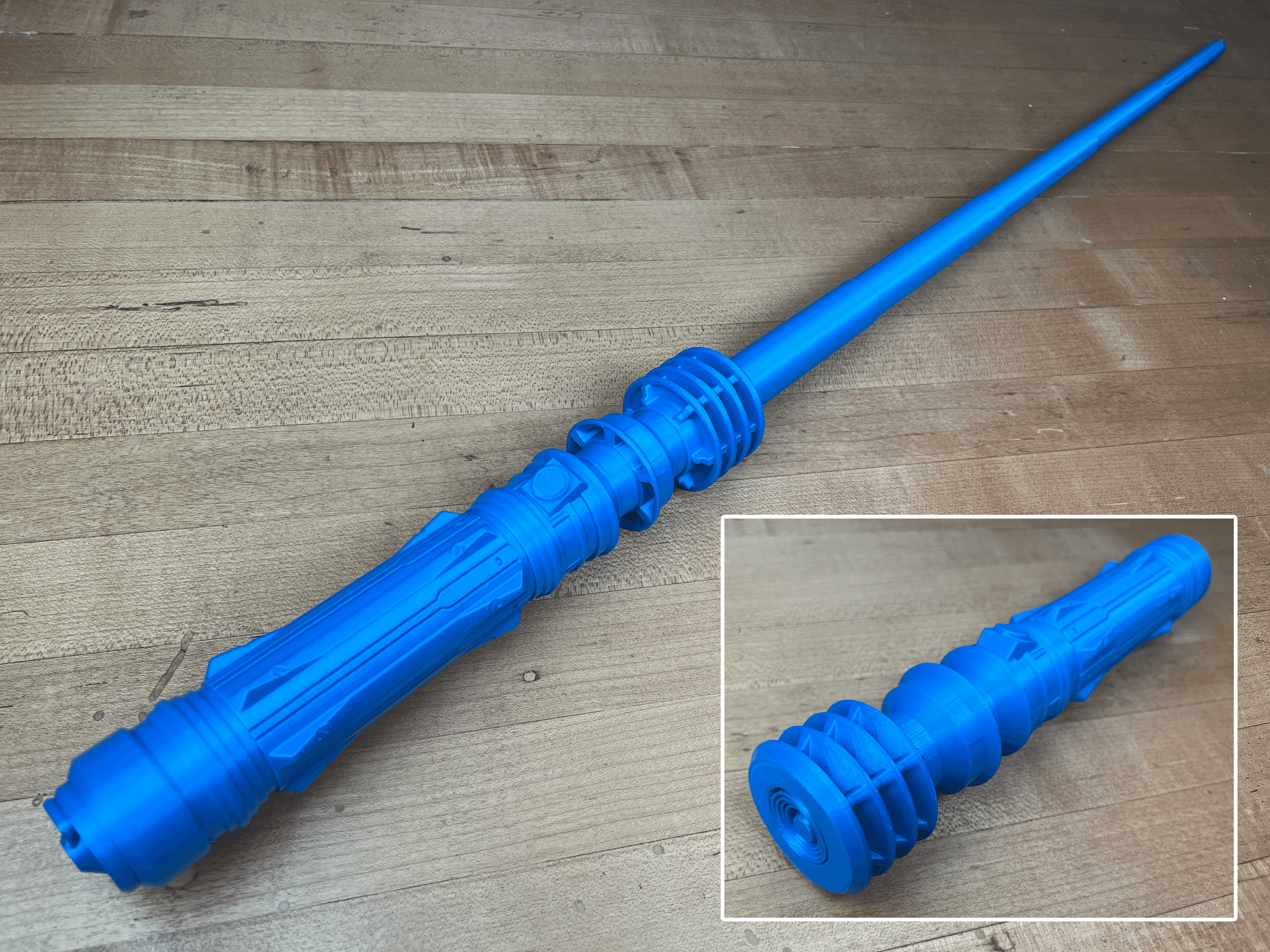 Leia's Print-in-Place Lightsaber 3d model