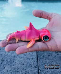 Flexi Hammerhead / no supports / 3mf included 3d model