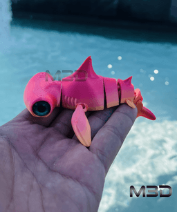 Flexi Hammerhead / no supports / 3mf included 3d model