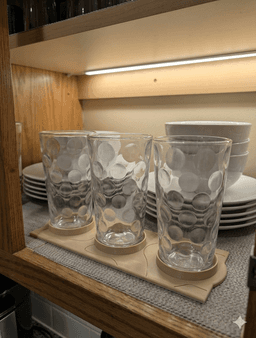 The GLASS GUARD cabinet organizer 3d model