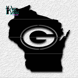 Wisconsin State GreenBay Packers wall art Football decor 3d model