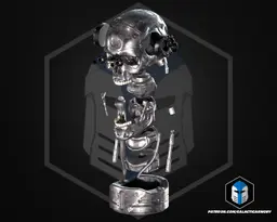T-800 Skull - 3D Print Files 3d model