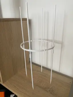 Flower support poles 3d model