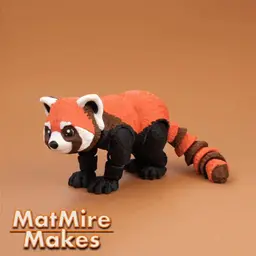 Red Panda - Articulated Figure 3d model