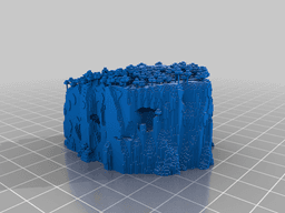 Minecraft Cave Island 3d model
