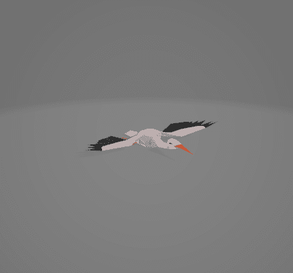Stork_Animated.glb 3d model
