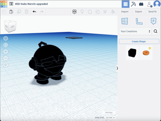 Marvin upgraded 3d model