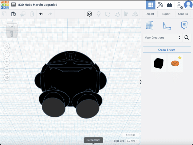 Marvin upgraded 3d model