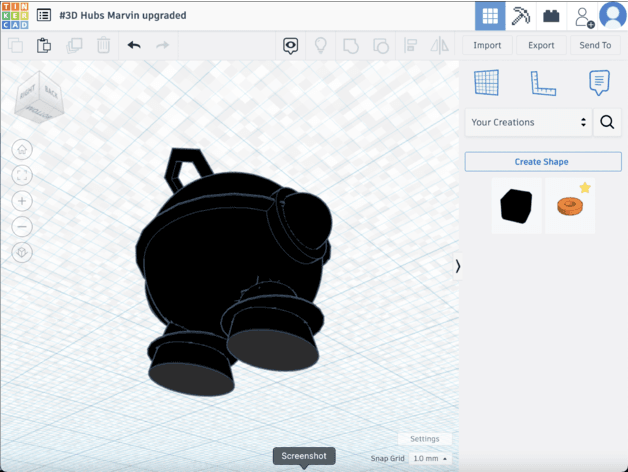 Marvin upgraded 3d model