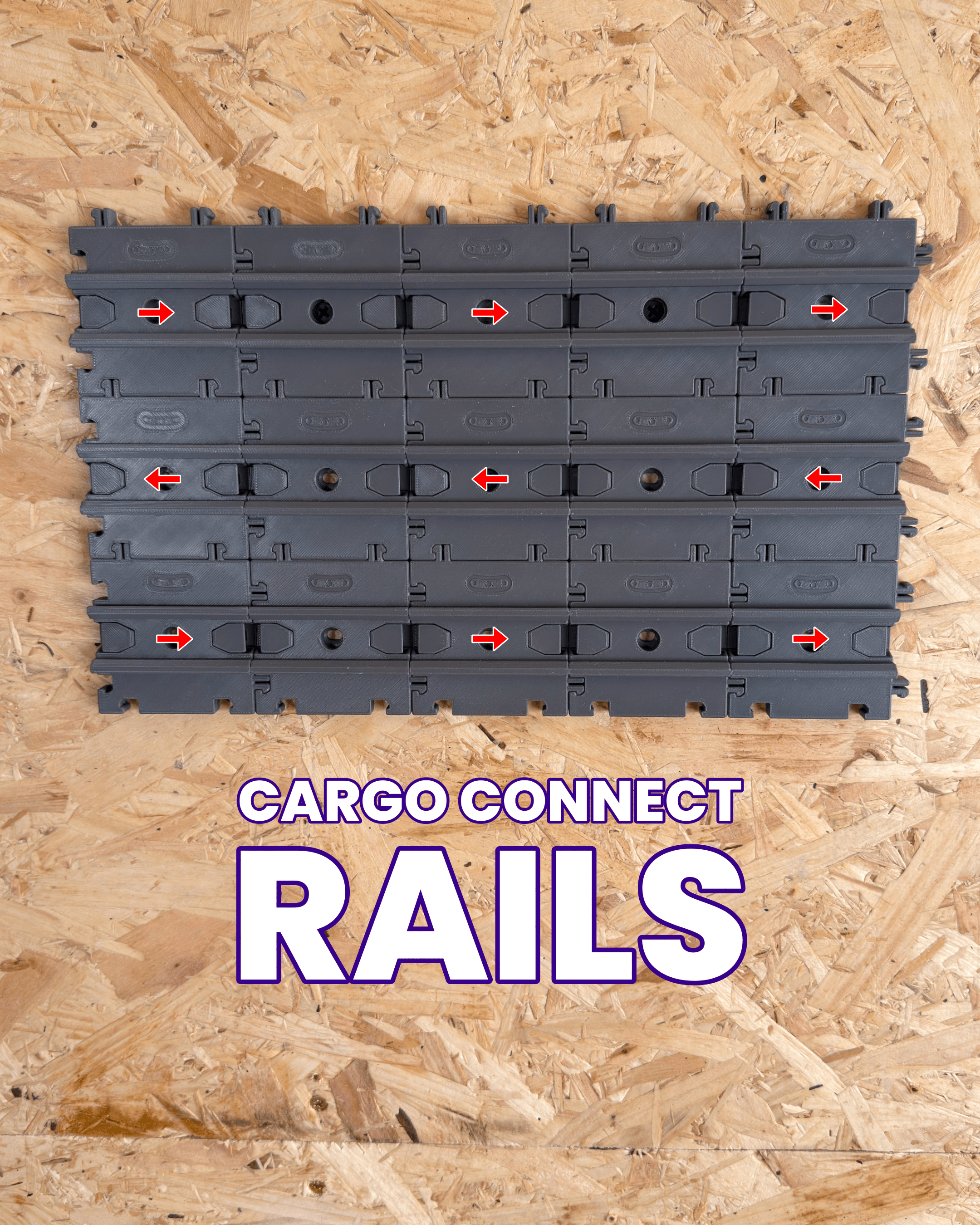 Rails 1x1 - Cargo Connect 3d model