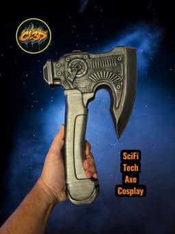 Sci-Fi Axe - Cosplay 3d model