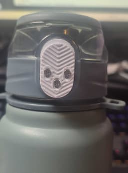 Thermos lid latch 3d model