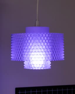 2 Tier Pendant Lamp // Cylinder Spathi 200mm (+ bonus alt version) 3d model