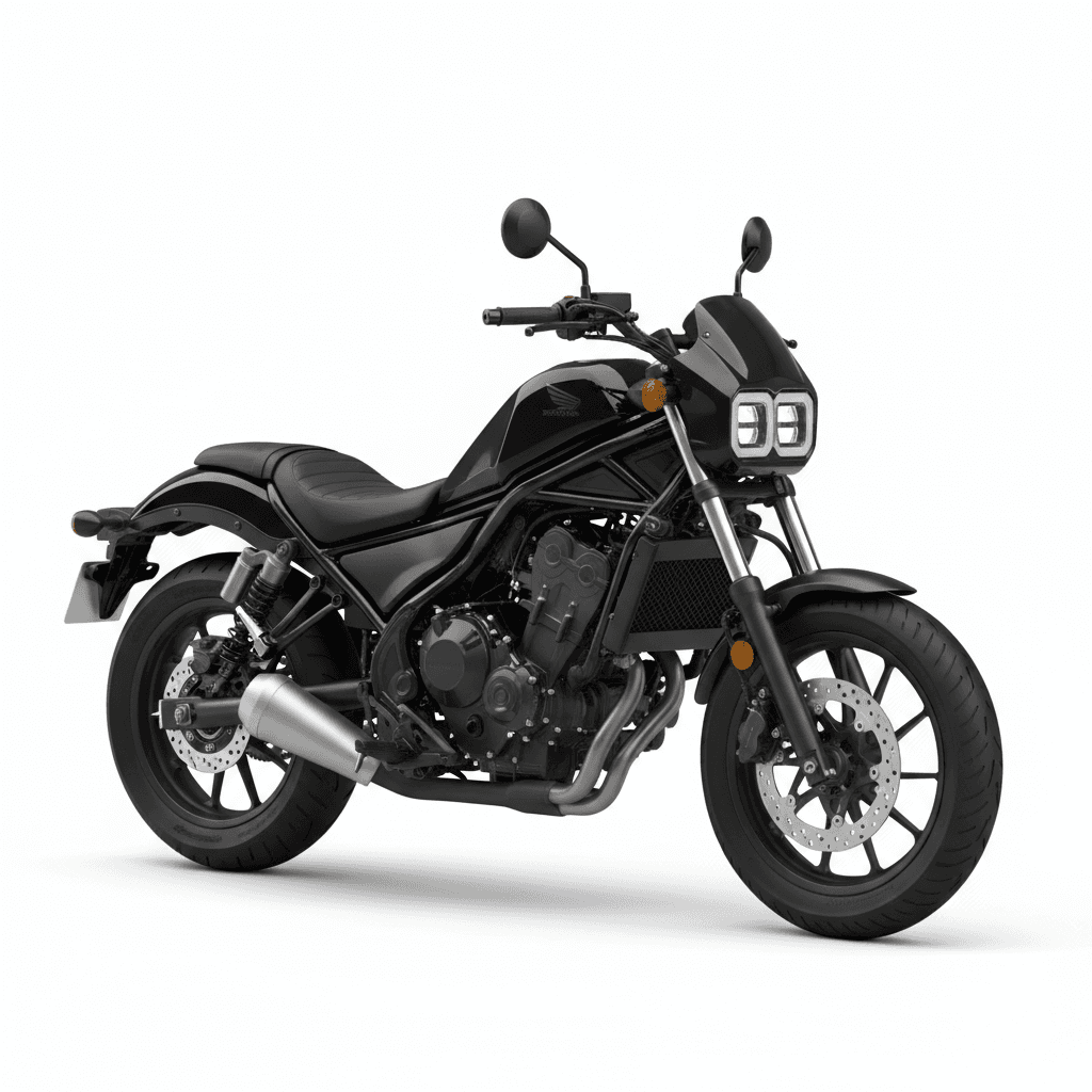 Hondaa Rebel 500 Bobber Motorcycle 3d model