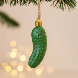 Pickle Ornament | Funny Christmas Holiday Tree Decoration | Traditional German Legend | Holiday Gag 3d model