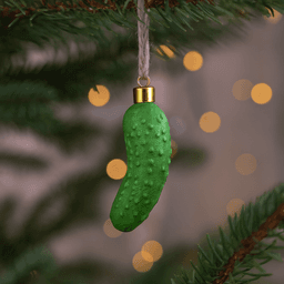 Pickle Ornament | Funny Christmas Holiday Tree Decoration | Traditional German Legend | Holiday Gag 3d model