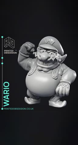 Wario - Super Mario Bros - Fan Art 3d model