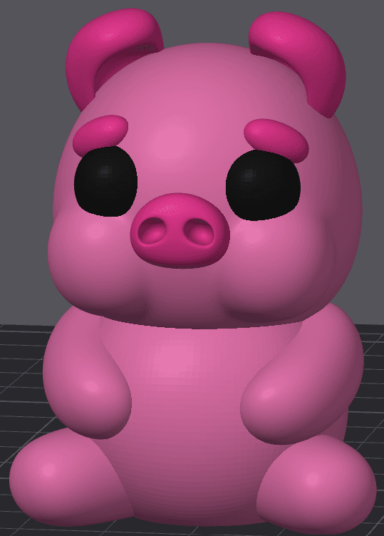 Pig Colored 3d model