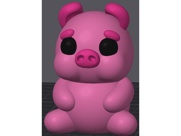 Pig Colored 3d model