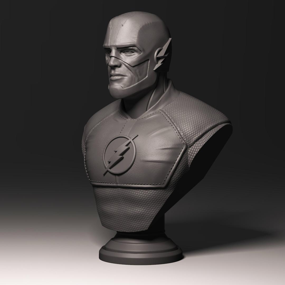 The Flash Bust 3d model